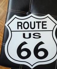 TARGA LATTA INSEGNA TABELLA PUB NEGOZIO ROUTE 66 AUTO  TARGHE LATTA PUBBLICITà