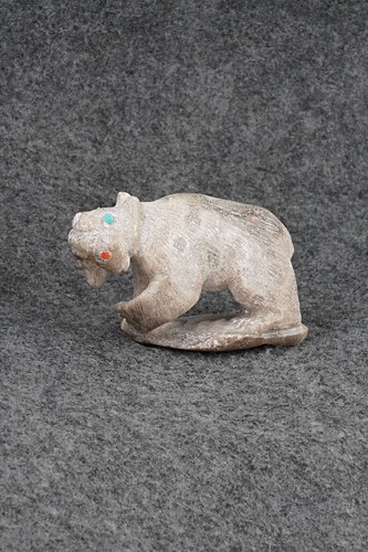 Orso zuni fetish intaglio - fetish,