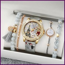 5pz/Set Orologio Donna Moda