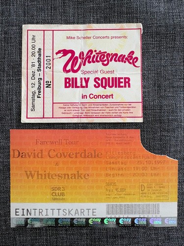 Whitesnake biglietto freiburg - whitesnake,