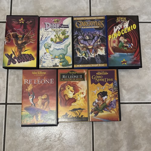 Lotto videocassette disney - -,
