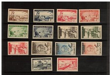 FEZZAN 1951 SERIE 9 COMPLETA +