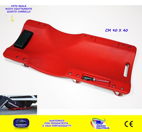 Carrello sottoauto officina - carrello,