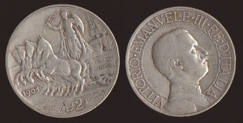 Lire 1908 quadriga veloce - 1908,