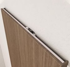 CALHOME Binario Scorrevole Porta Fienile Set Ferramenta 40" Soft Close Aperto Interno Nascosto