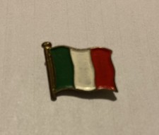 PIN PIN'S SPILLA BANDIERA ITALIA IN METALLO VERNICIATO CM. 1,5X1
