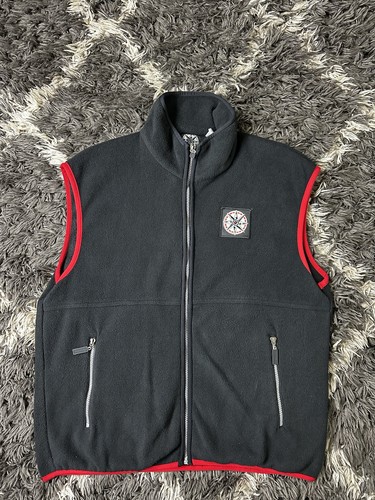 Gilet pile bussola vintage