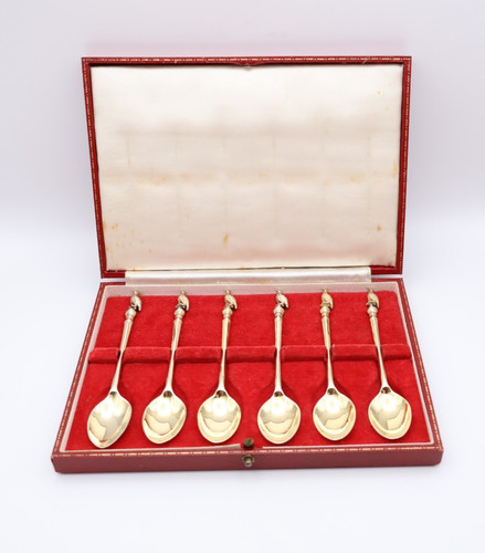 Set sei cucchiai vintage - , in