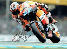 Casey Stoner Autograph Signed Photo 16x12 Repsol Honda MotoGP Rider + COA