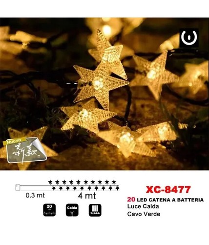 Catena luminosa natale - natale, a