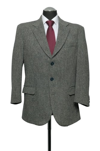 Harris tweed giacca grigio - harris,