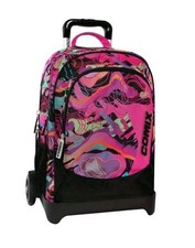 Comix Zaino Trolley Scuola Wave Geo Girl staccabile verde 3 in 1 Novità  2025