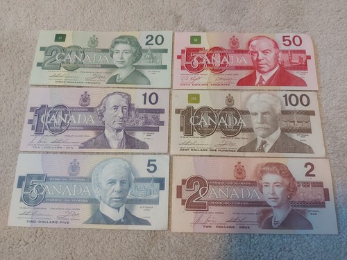 Old canada 1986 20 50 - 5,