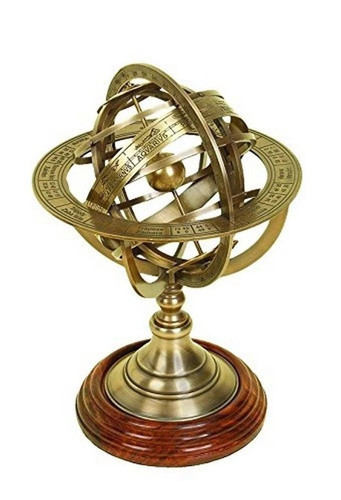 Globo sfera ottone nautico