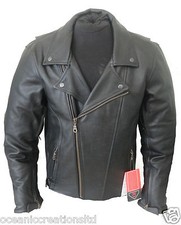 Giacca in pelle Moto Corazzata