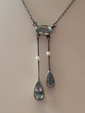 Collana lavaliere argento