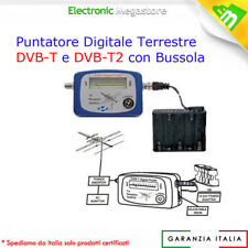 PUNTATORE MISURATORE DI SEGNALE ANTENNA DIGITALE TERRESTRE CON BUSSOLA