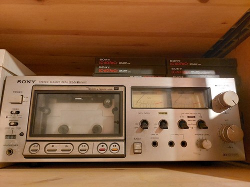 Registratore sony elcaset 5 - sony, el-5