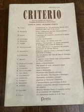 Criterio nuova serie - criterio,