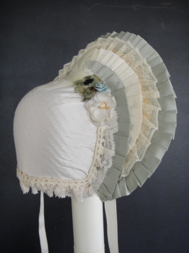 Cappello seta blu verde per - cappello,