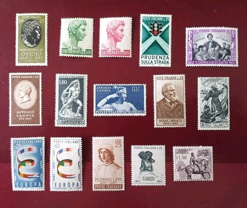 Francobolli italia mnh 1957 - italia,