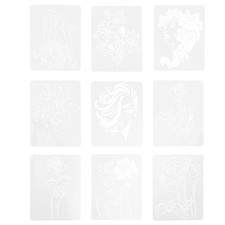 9 Sheets Stencil Muro Per