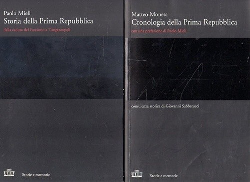 Storia della prima repubblica - prima,