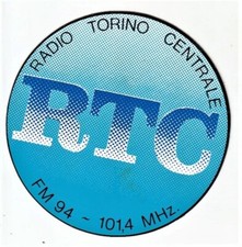 Adesivo RADIO TORINO CENTRALE