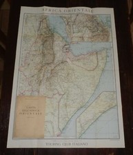 CARTINA AFRICA ORIENTALE