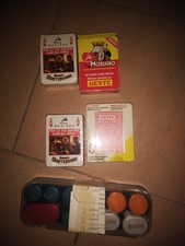 4 mazzi di carte da ramino (2 nuovi) - scala 40 - Poker - Modiano + Fiches