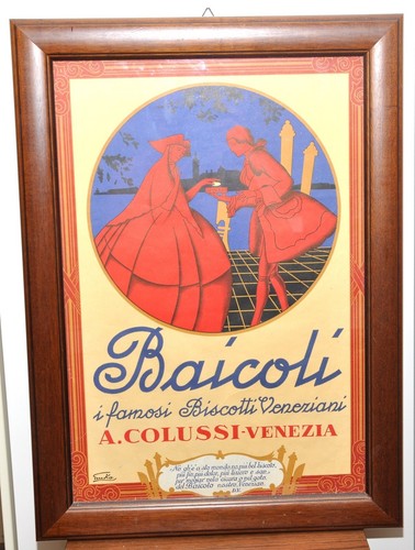 Quadro pubblicità baicoli - pubblicità,
