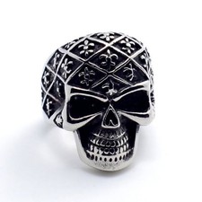 Acciaio Inox Biker Uomo Anello