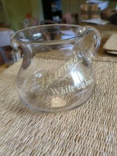 Antique Glass Dewar's White