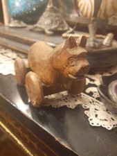 Giocattolo antico legno su