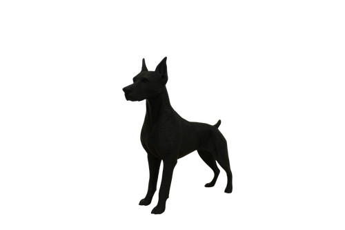 Scultura doberman fiero - scultura,