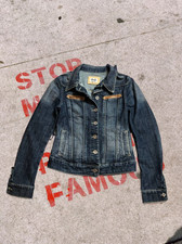 GIUBBINO JUNIOR DOLCE & GABBANA BLU DENIM INVECCHIATO sbiadito anni 90 Y2K bambini ragazzi