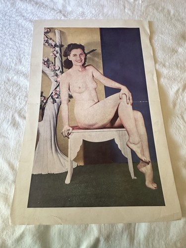 Calendario nudo vintage anni