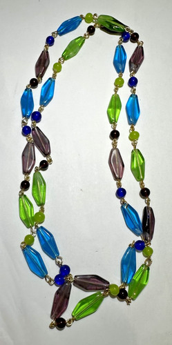 Collana vintage vetro - collana, in