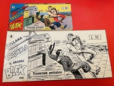 Blek tavola originale Del Principe copertina striscia n.6 serie XXVII