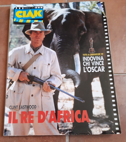 Ciak rivista 1990 clint - ciak,