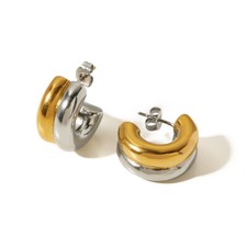 Orecchini Cerchio Doppio