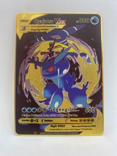 Carta pokemon metallo - carta, quajutsu