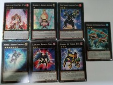 Yu gi oh lotto set bundle 7 carte XYZ  (3 carte numero) rare ottime condizioni