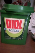 RARO Fustino in plastica x BIOL detersivo vintage LEGGI DESCRIZIONE