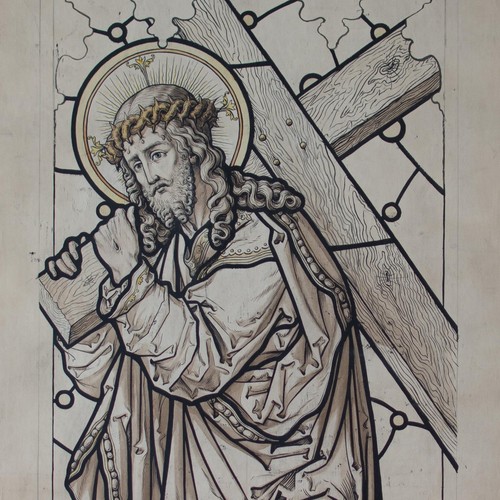 Pittura vetro religione - pittura,