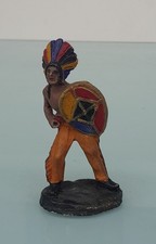 Soldatino C. Confalonieri indiano in pasta anni 50 originale