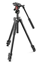 Manfrotto Treppiedi MK290LTA3-V - Cavalletto con testa fluida video MVH400AH