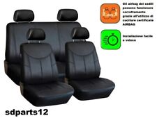 Coprisedili Ecopelle Neri Set Completo Adatti a Peugeot 207 208 2008 3008