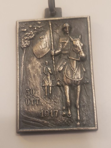 Medaglia argento lanceri - lanceri, di