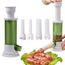 Insaccatrice Manuale per Salsiccia,Liuer Riempitrice per Salsicce,Con 4 (B8f)